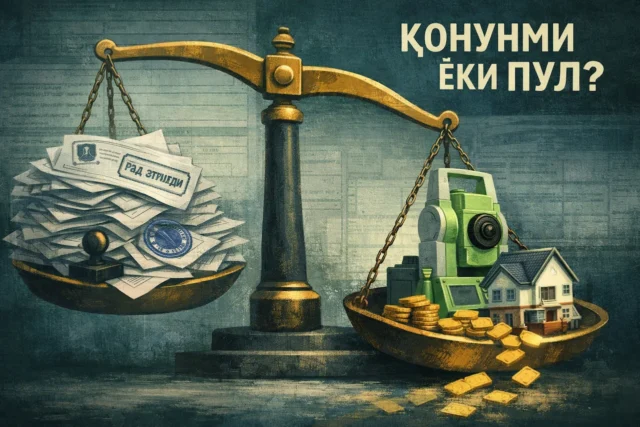 ЭЛЛИКҚАЛЪАДА КАДАСТРГА «ПУЛ БЕРМАСАНГ ИШ БИТМАЙДИ»