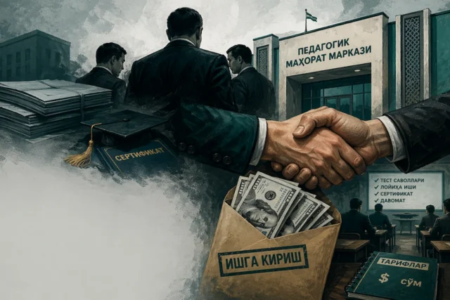 ПЕДАГОГИК МАҲОРАТ МАРКАЗИДАГИ КОРРУПЦИЯДАН ШИКОЯТ