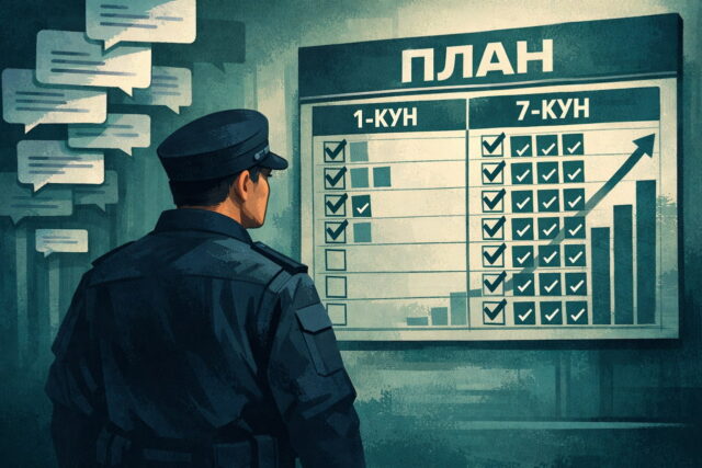 ТОШКЕНТ ВИЛОЯТИ 4-МММДА ППХ ИНСПЕКТОРЛАРИГА КУНЛИК ЮҚОРИ КЎРСАТКИЧ ТАЛАБ ҚИЛИНМОҚДА