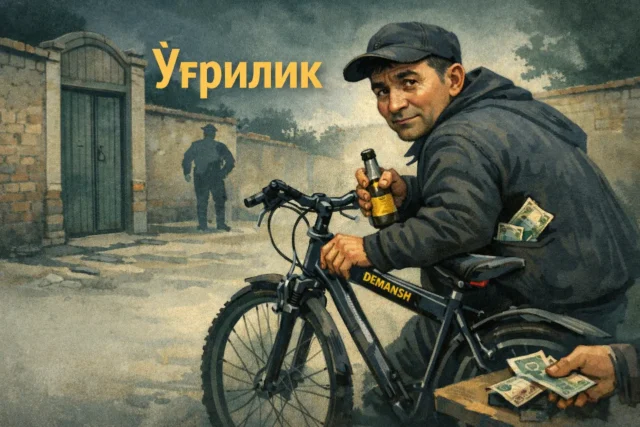 VELOSIPED O‘G‘RISI UCH YILGA QAMALDI