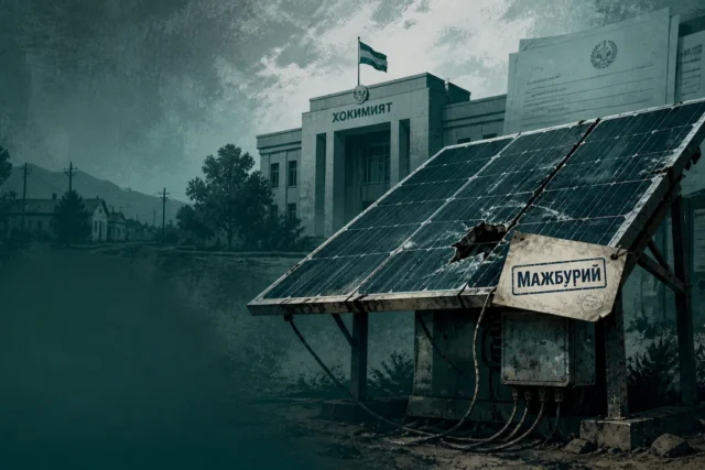 ДЕНОВДА “ҚУЁШ ПАНЕЛЛАРИ” МОЖАРОСИ