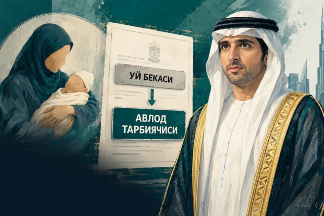 ДУБАЙДА “УЙ БЕКАСИ” АТАМАСИ “АВЛОД ТАРБИЯЧИСИ”ГА АЛМАШТИРИЛДИ