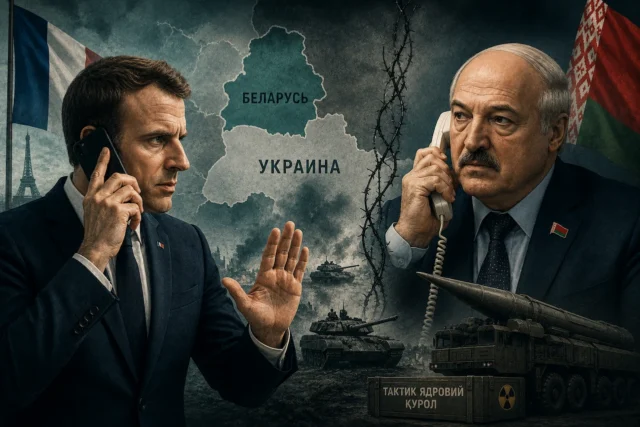 МАКРОН ЛУКАШЕНКОДАН УРУШГА АРАЛАШМАСЛИКНИ СЎРАДИ