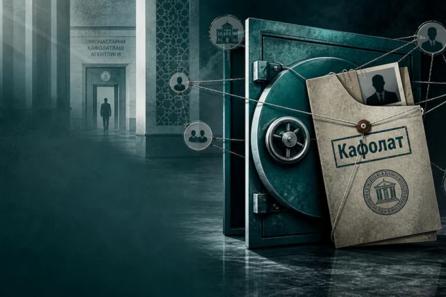 «ОМОНАТЛАРНИ КАФОЛАТЛАШ» АГЕНТЛИГИ РАҲБАРИНИНГ ҲАЛОЛЛИГИНИ КИМ КАФОЛАТЛАЙДИ?