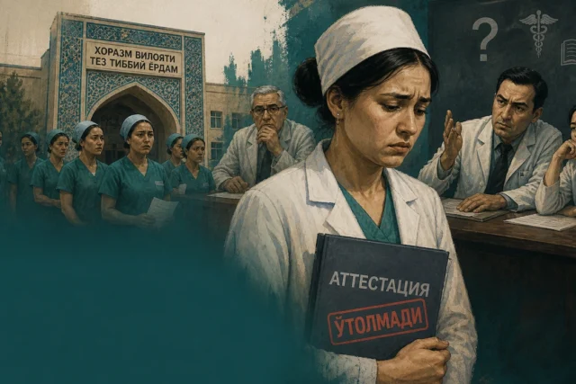 ХОРАЗМДА ТЕЗ ЁРДАМ ҲАМШИРАЛАРИНИНГ АКСАРИЯТИ АТТЕСТАЦИЯДАН ЎТОЛМАДИ