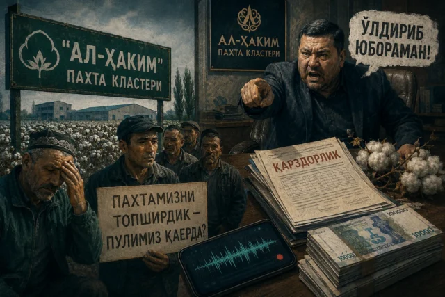 АНДИЖОНДА КЛАСТЕР РАҲБАРИ ФЕРМЕРЛАРНИ «ЎЛДИРИБ ЮБОРМОҚЧИ»