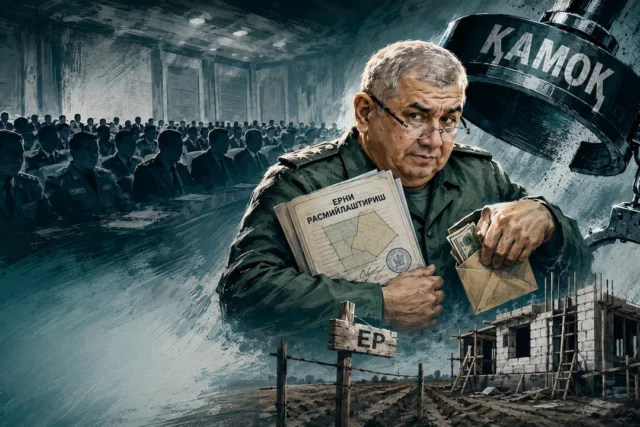 СУРХОНДАРЁДАГИ «ЎЗАГРОИНСПЕКЦИЯ»НИНГ СОБИҚ БЎЛИМ БОШЛИҒИ ҚАМОҚҚА ОЛИНДИ