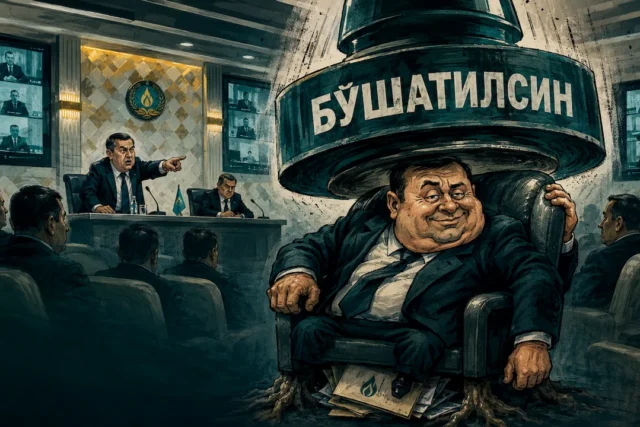 ЭНЕРГЕТИКА ВАЗИРИ МАЖЛИСДА ИШДАН БЎШАТГАН ҲУДУДИЙ РАҲБАР НЕГА ҲАЛИЯМ ЎЗ КУРСИСИДА ЎРНАШИБ ЎТИРИБДИ?