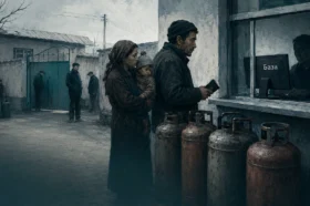 3 ОЙДАН БЕРИ ГАЗ КУТАЁТГАН ҚУМҚЎРҒОН АҲЛИ ЭНДИ ГАЗ БАЛОН САБАБ САРСОН