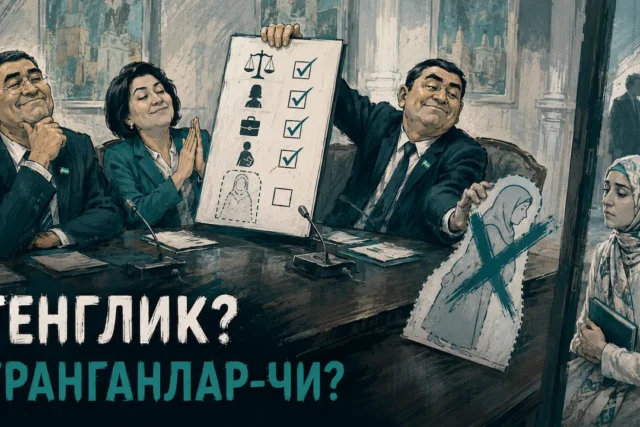 ЎЗБЕКИСТОНДА ЎРАНГАН АЁЛЛАР ИМКОНИЯТЛАРИ ЧЕКЛАНГАНИЧА ҚОЛМОҚДА