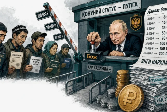 РОССИЯДА МИГРАНТЛАР УЧУН ДАВЛАТ БОЖЛАРИ 5–12 БАРАВАР ОШИРИЛДИ