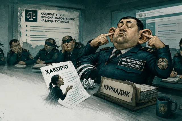 ПОЙТАХТ ИЧКИ ИШЛАР ХОДИМЛАРИ ҲАҚОРАТНИ ЖИНОЯТ ДЕБ ҲИСОБЛАМАЙДИМИ?
