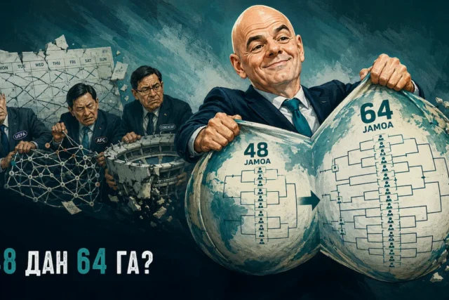 ФИФА ЖАҲОН ЧЕМПИОНАТИНИ 64 ЖАМОАГАЧА КЕНГАЙТИРИШНИ КЎРИБ ЧИҚАДИ