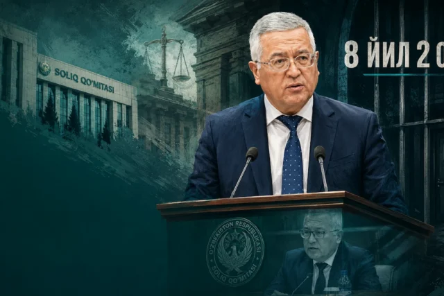 СОЛИҚ ТИЗИМИНИНГ СОБИҚ ИККИНЧИ РАҲБАРИ ҚАМОҚДА