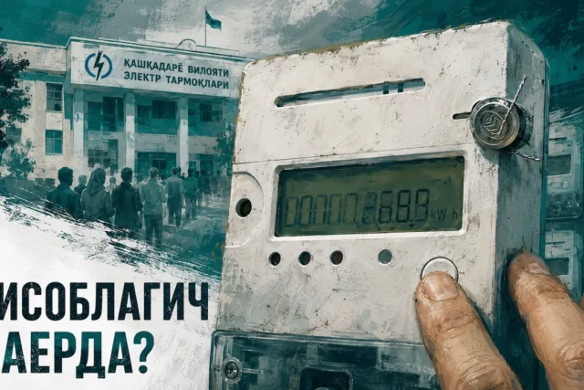 ЯККАБОҒДА ЭЛЕКТР ҲИСОБЛАГИЧЛАРИ МУАММОСИ