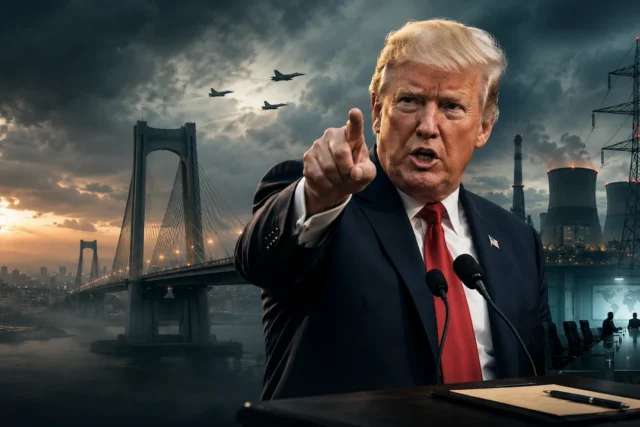ТРАМП ЭРОННИНГ КЎПРИК ВА ЭЛЕКТР СТАНЦИЯЛАРИНИ ПОРТЛАТИШ БИЛАН ТАҲДИД ҚИЛДИ