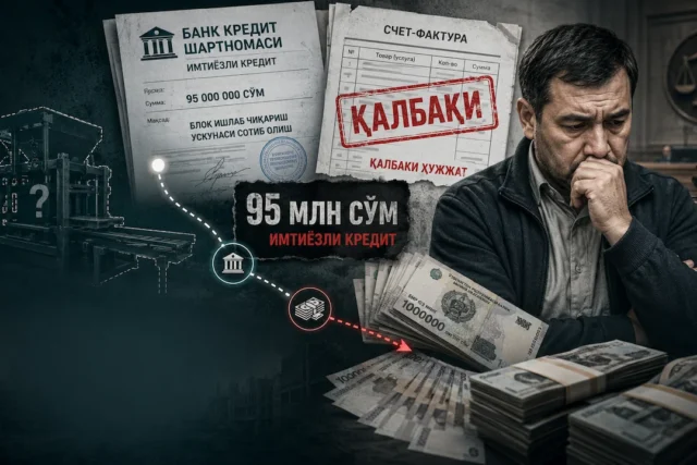 УСКУНА ОЛИНМАДИ, 95 МИЛЛИОН СЎМ НАҚДЛАШТИРИЛДИ