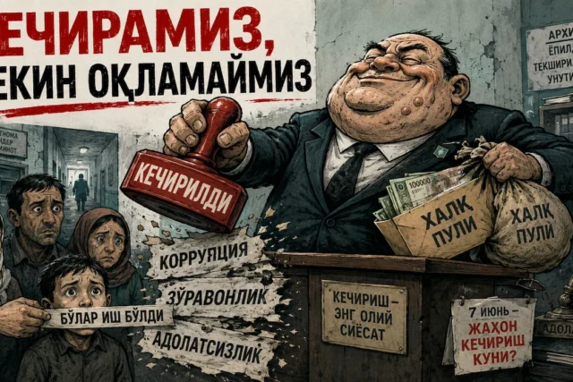 КЕЧИРИМ ЖИНОЯТГА РУХСАТНОМА ЭМАС