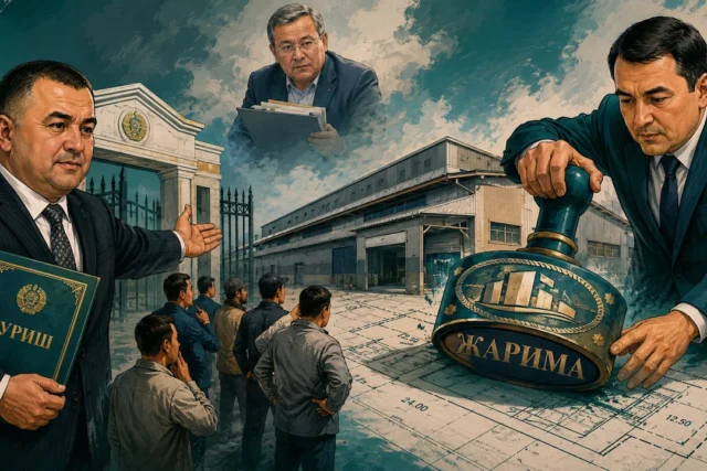 ШАҲРИХОНДАГИ ЁШ ТАДБИРКОРЛАР ҚУРИЛИШ ИНСПЕКЦИЯСИНИНГ МАЪМУРИЙ БОСИМИГА УЧРАДИ