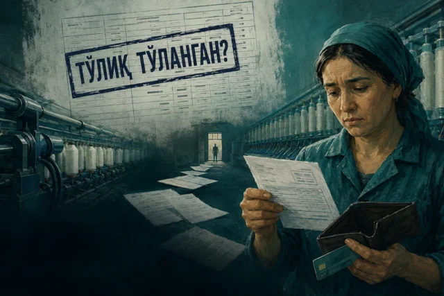 ЖАЛАҚУДУҚДА «АЛЪЁР ТЕКС» КОРХОНАСИ ИШЧИЛАРГА БИР МИЛЛИАРД СЎМ МАОШ ҚАРЗИНИ ТЎЛАМАЯПТИ