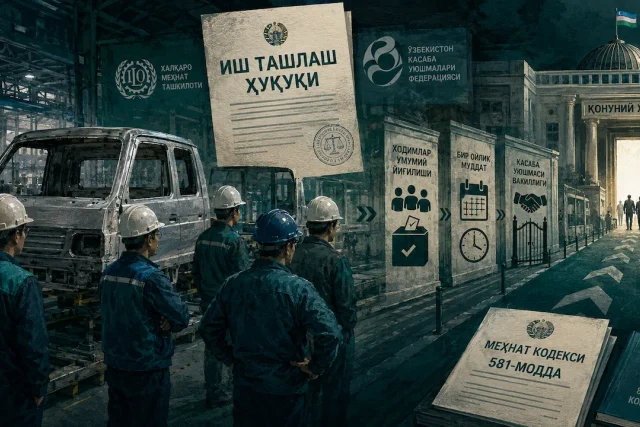 ЎЗБЕКИСТОНДА ОММАВИЙ ИШ ТАШЛАШ МУМКИН ЭМАС