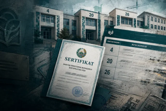 ҚЎҚОНДА СЕРТИФИКАТСИЗ ДИРЕКТОРЛАР САҚЛАБ ҚОЛИНЯПТИМИ?