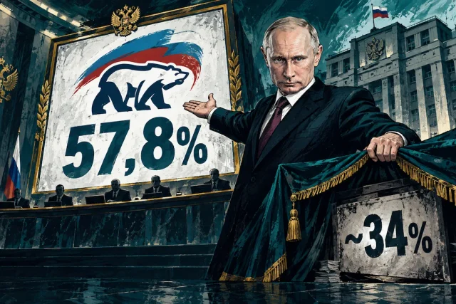 ДУМА САЙЛОВИДА ПУТИН ПАРТИЯСИ ҚАРИЙБ 58 ФОИЗ ОВОЗ ТЎПЛАДИ