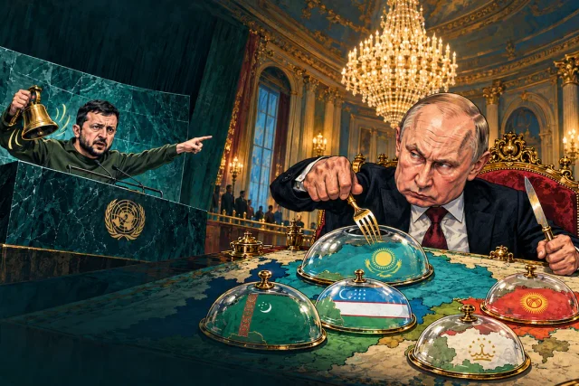 ЗЕЛЕНСКИЙДАН МАРКАЗИЙ ОСИЁГА ОГОҲЛАНТИРИШ: РОССИЯ СИЗНИНГ ДАВЛАТЧИЛИГИНГИЗНИ ҲУРМАТ ҚИЛМАЙДИ