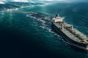 ҚОРА ДЕНГИЗДА 25 КВАДРАТ КИЛОМЕТРЛИК НЕФТЬ ДОҒИ ПАЙДО БЎЛДИ